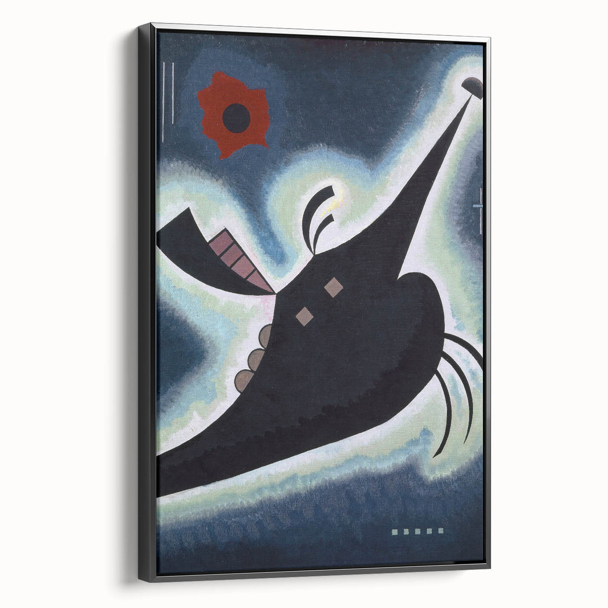 Abstract Modern Black Geometry Art - Wassily Kandinsky Prints