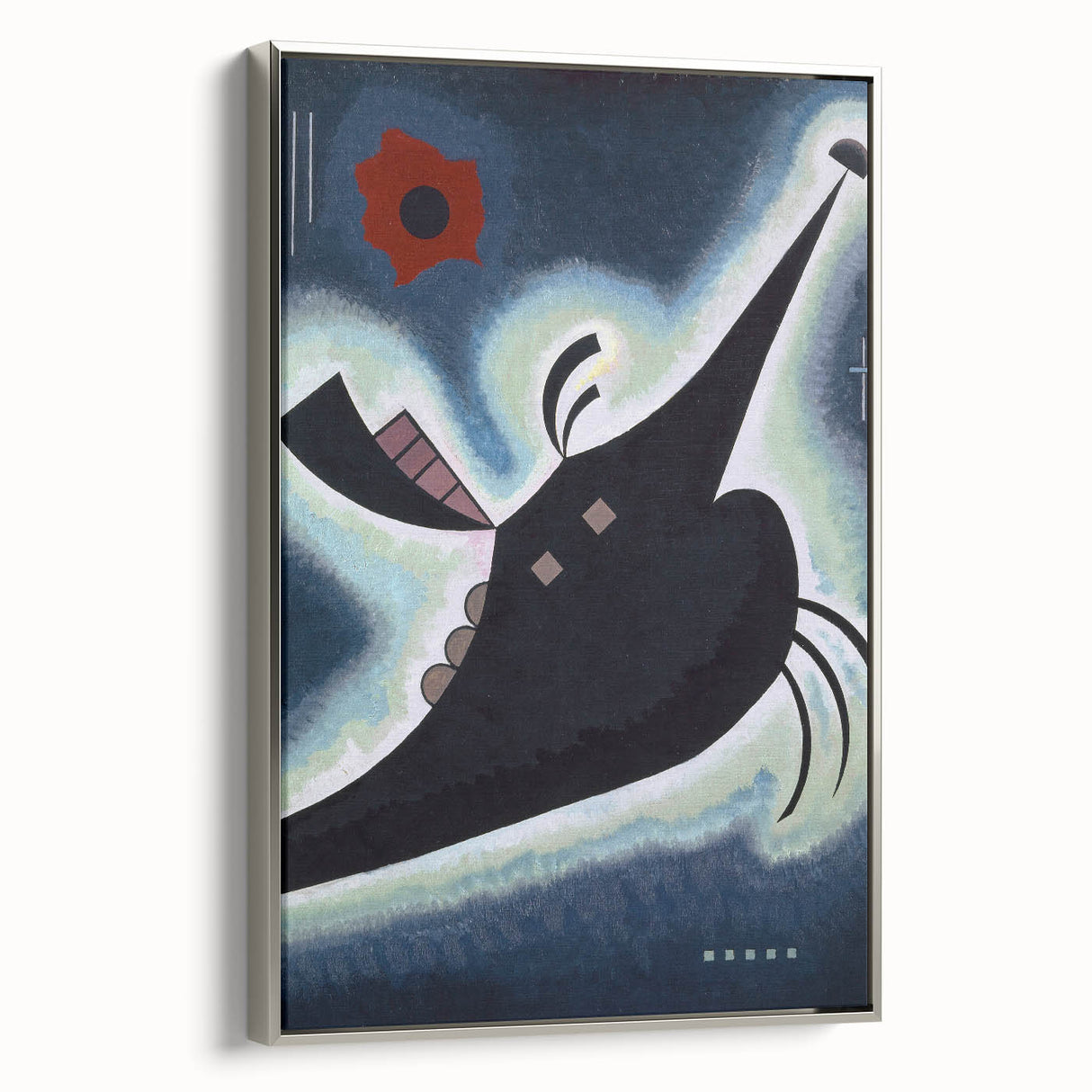 Abstract Modern Black Geometry Art - Wassily Kandinsky Prints