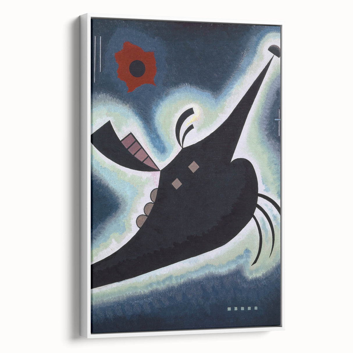 Abstract Modern Black Geometry Art - Wassily Kandinsky Prints