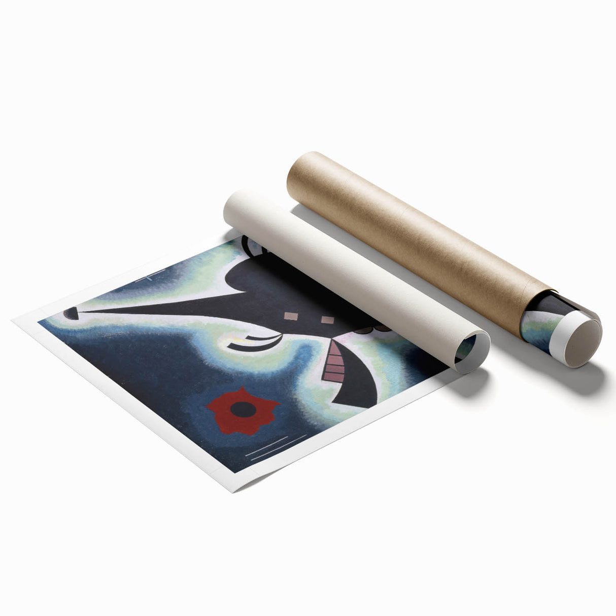 Abstract Modern Black Geometry Art - Wassily Kandinsky Prints