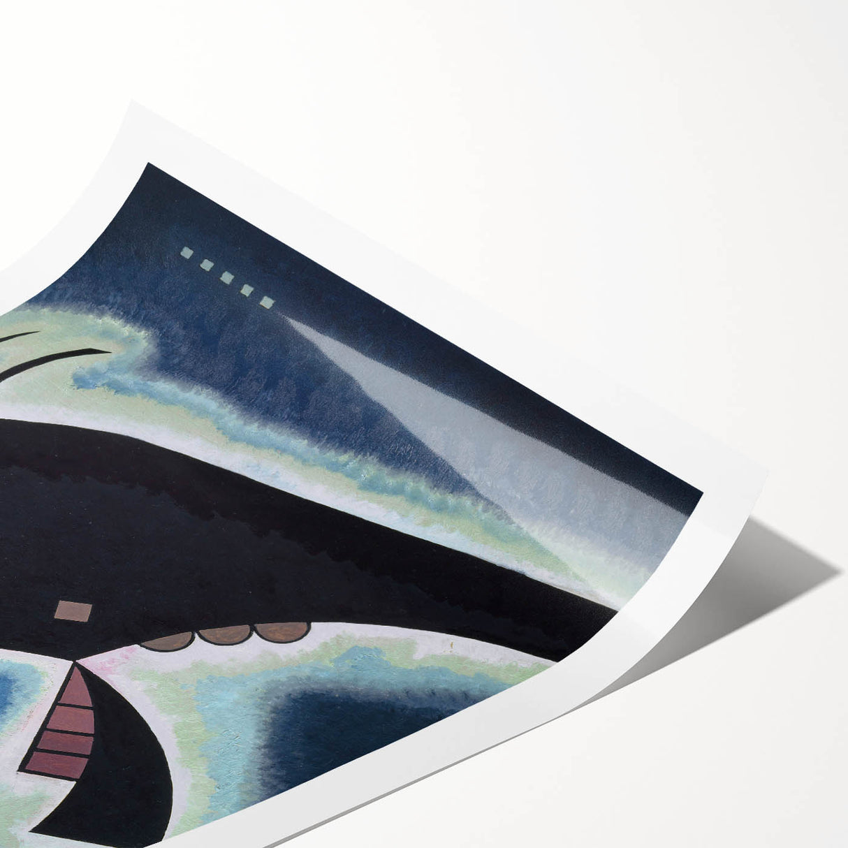 Abstract Modern Black Geometry Art - Wassily Kandinsky Prints