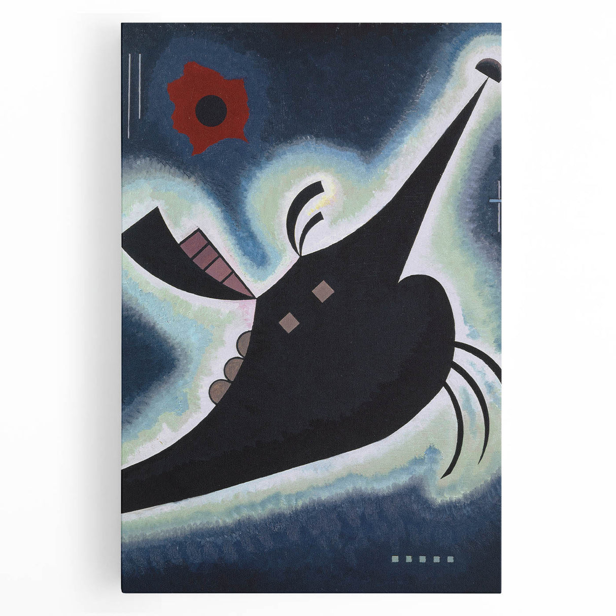 Abstract Modern Black Geometry Art - Wassily Kandinsky Prints