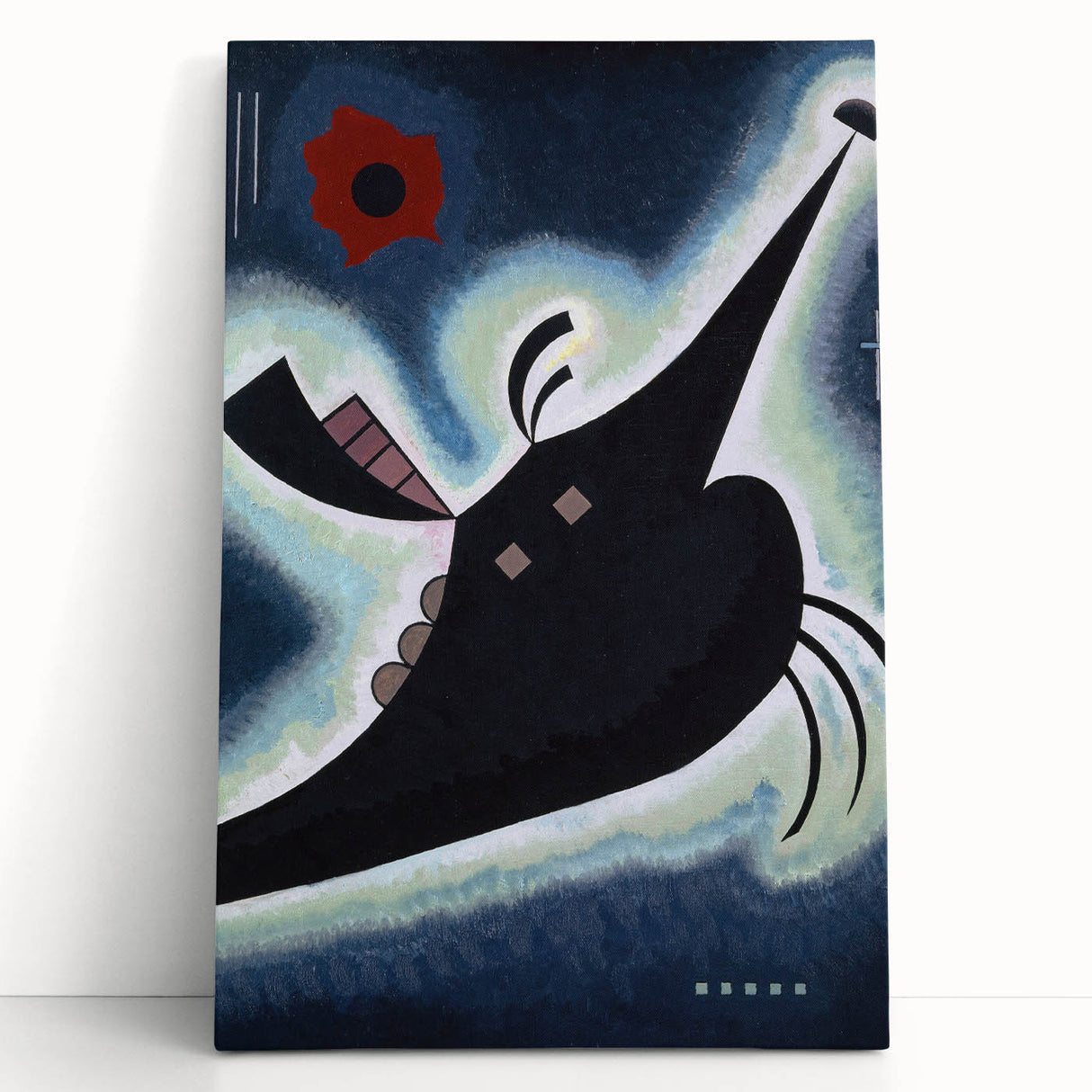 Abstract Modern Black Geometry Art - Wassily Kandinsky Prints