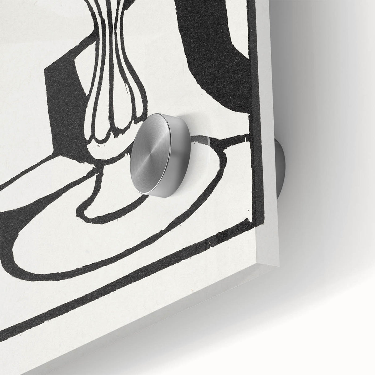 Modern Black and White Wall Art - The Cup by Roger Fry