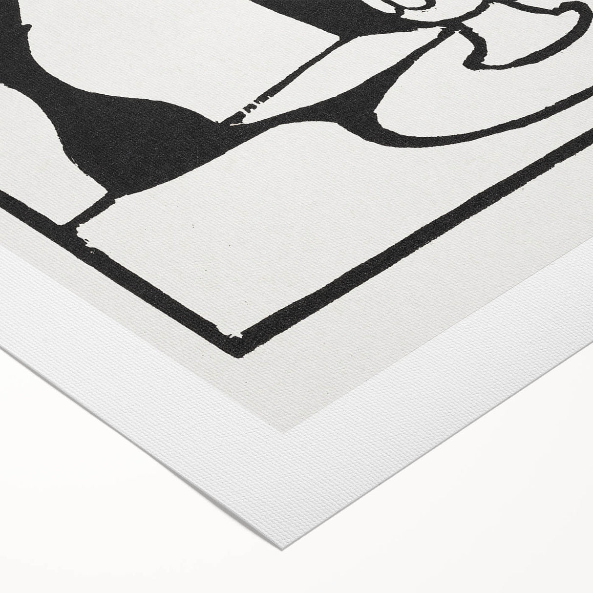 Modern Black and White Wall Art - The Cup by Roger Fry