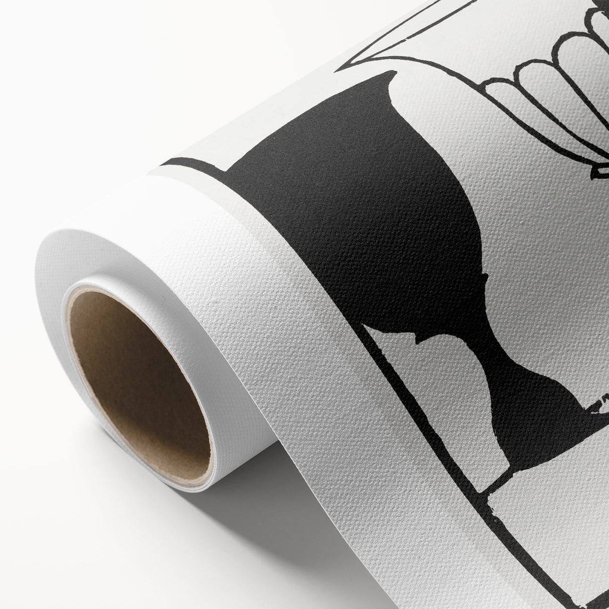 Modern Black and White Wall Art - The Cup by Roger Fry