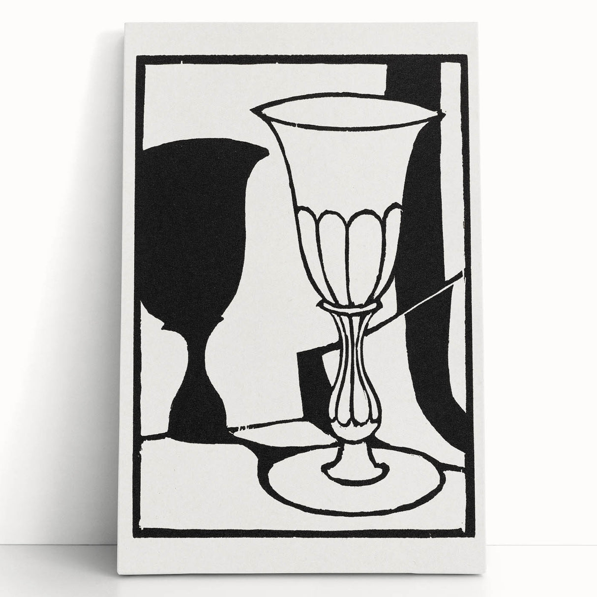 Modern Black and White Wall Art - The Cup by Roger Fry