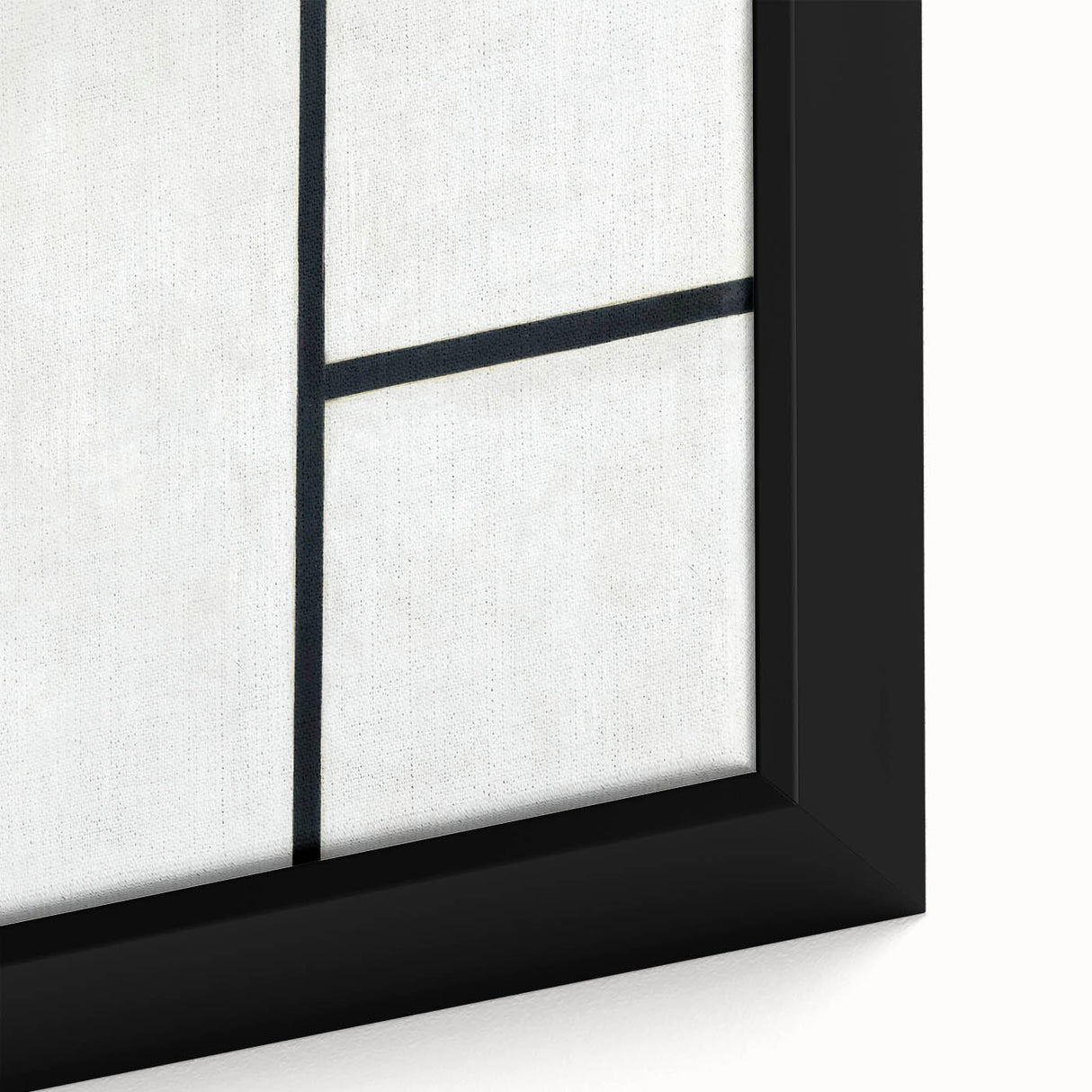 Modern Abstract Art Print - Mondrian's Red, Yellow, and Blue