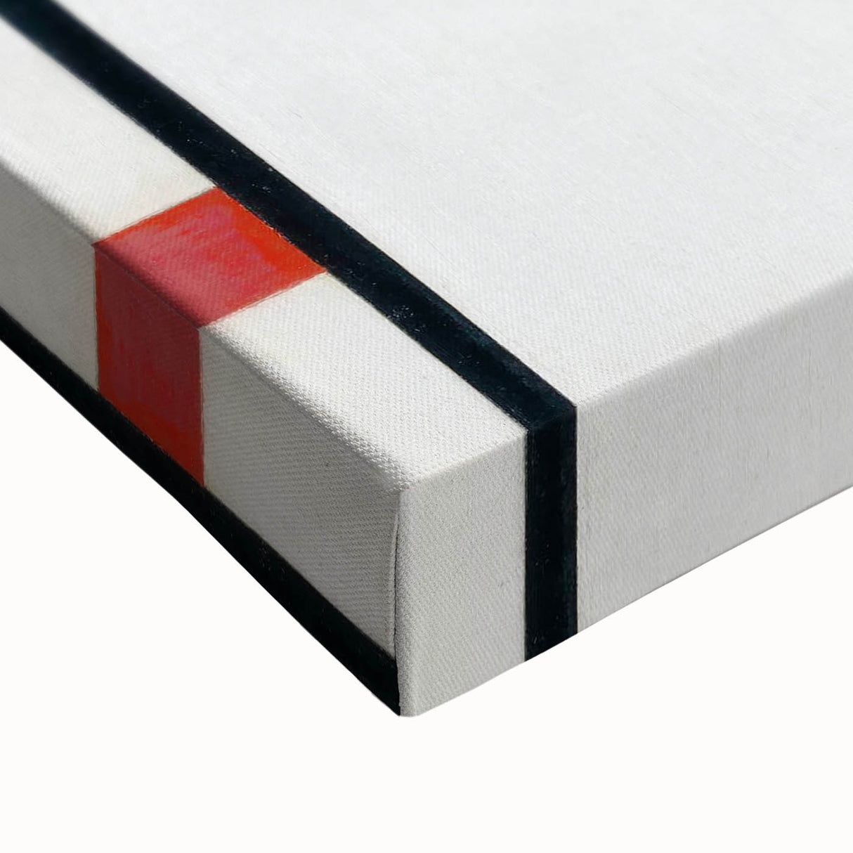 Modern Abstract Art Print - Mondrian's Red, Yellow, and Blue