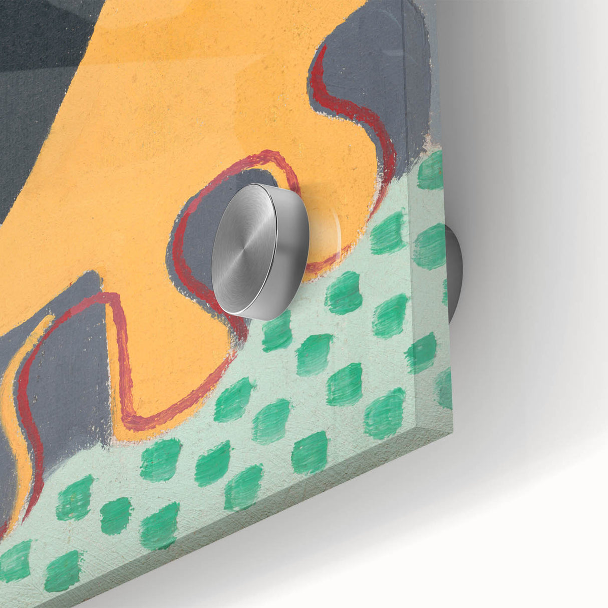 Abstract Pierrot Head Wall Art - Modern Vibrant Art Prints