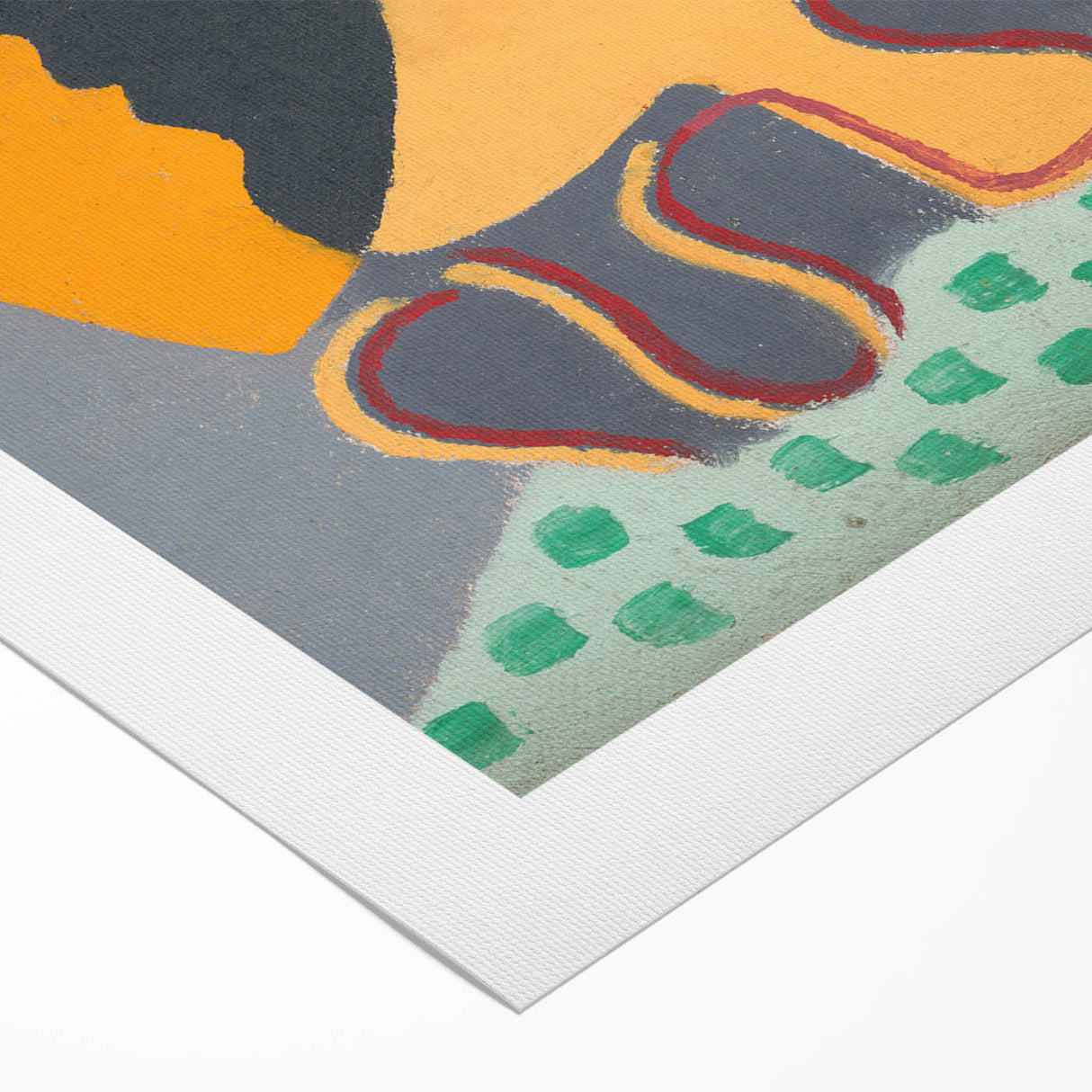 Abstract Pierrot Head Wall Art - Modern Vibrant Art Prints