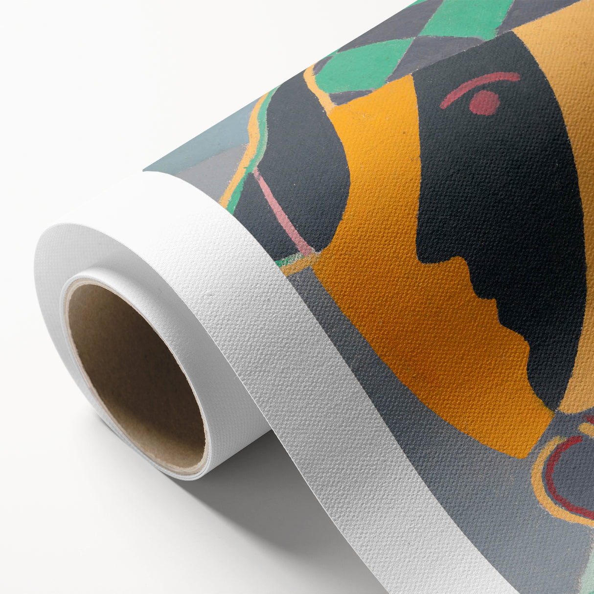 Abstract Pierrot Head Wall Art - Modern Vibrant Art Prints