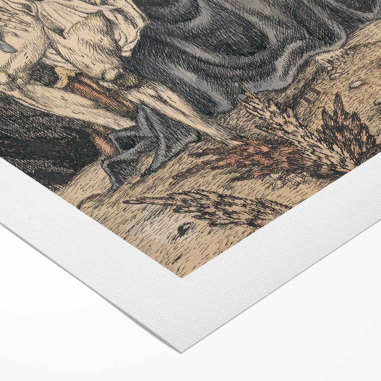 Modern Pietà Artwork - Abstract Religious Wall Art by Galanda