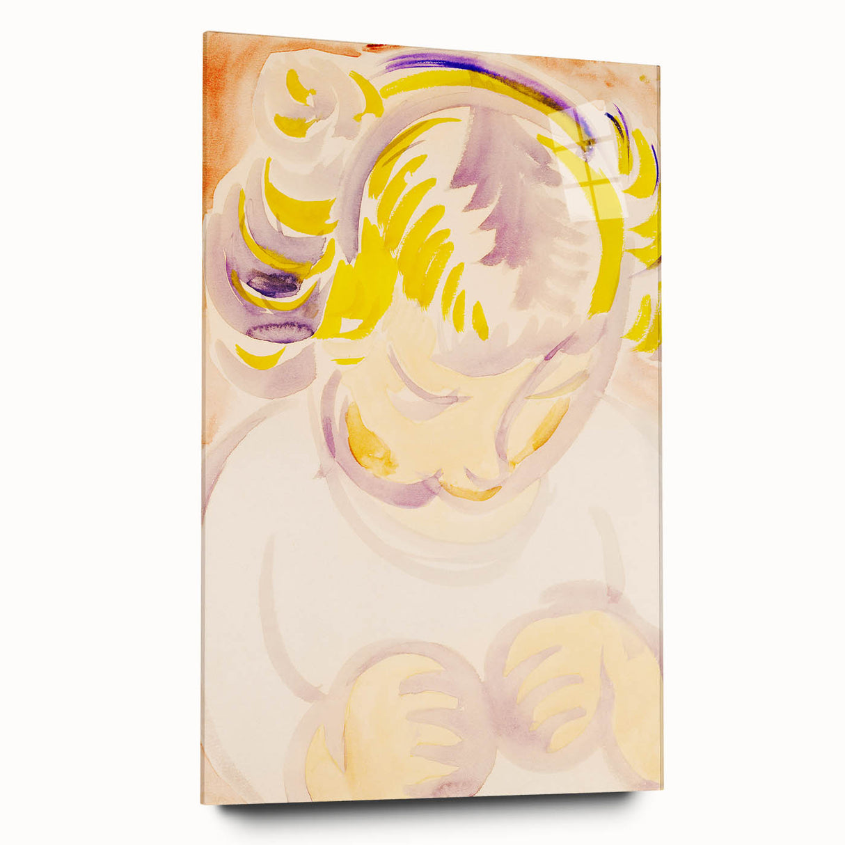 Abstract Portrait of a Child - Modern Wall Art by Henry Lyman Sayen