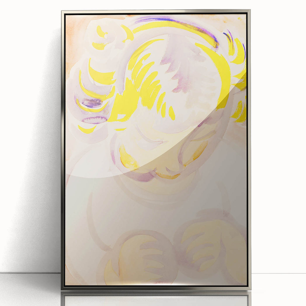 Abstract Portrait of a Child - Modern Wall Art by Henry Lyman Sayen