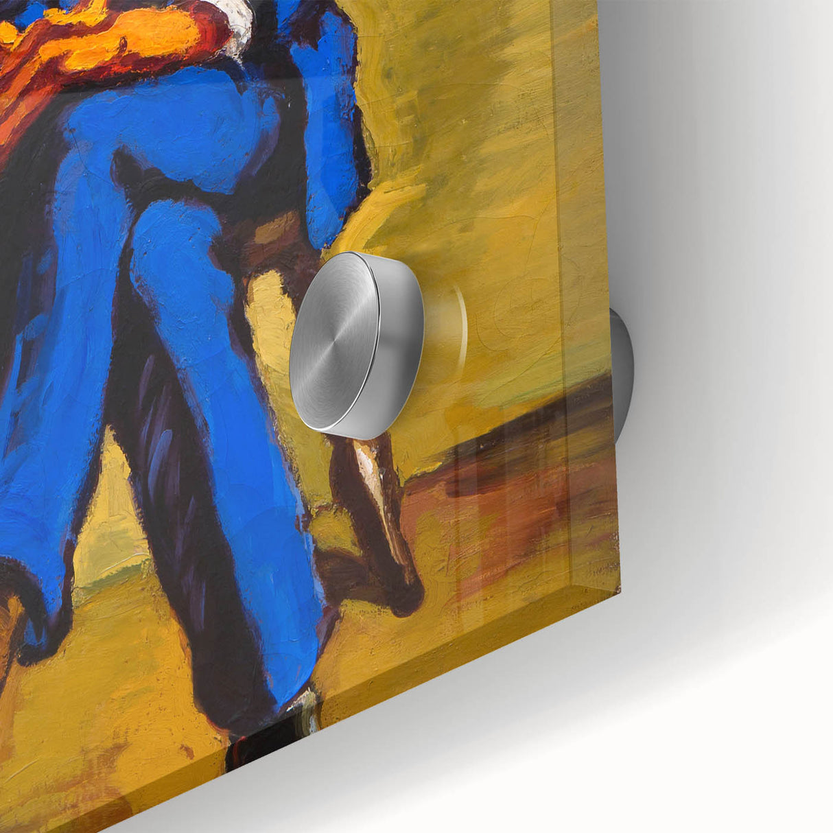 Bold Portrait of Poet Wall Art - Modern Art Print by Lundstrøm