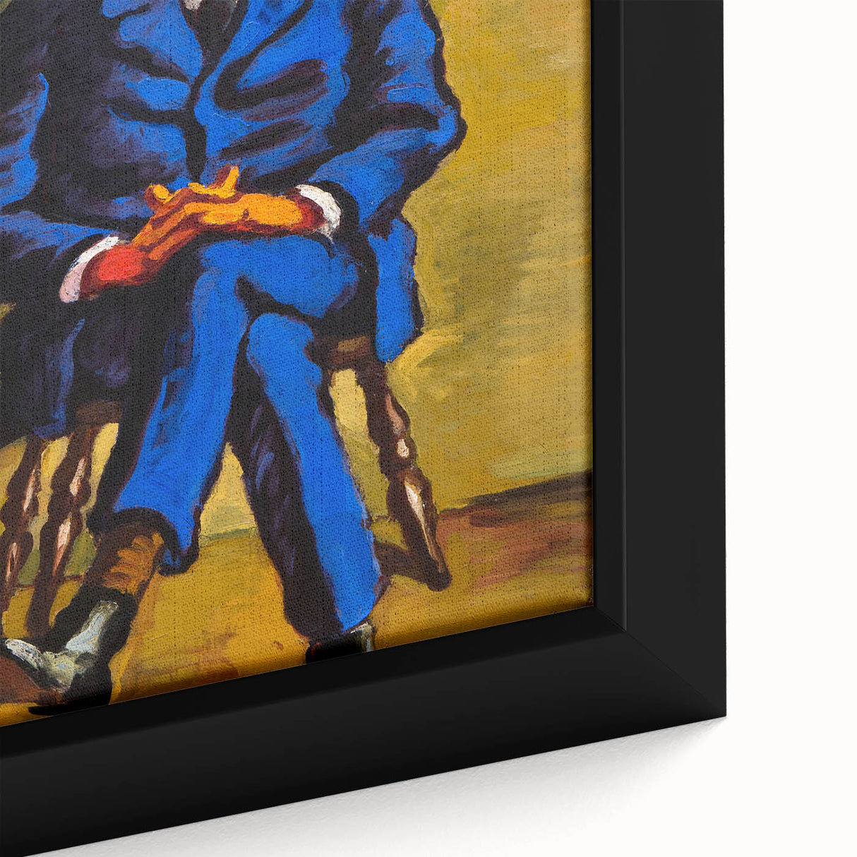 Bold Portrait of Poet Wall Art - Modern Art Print by Lundstrøm