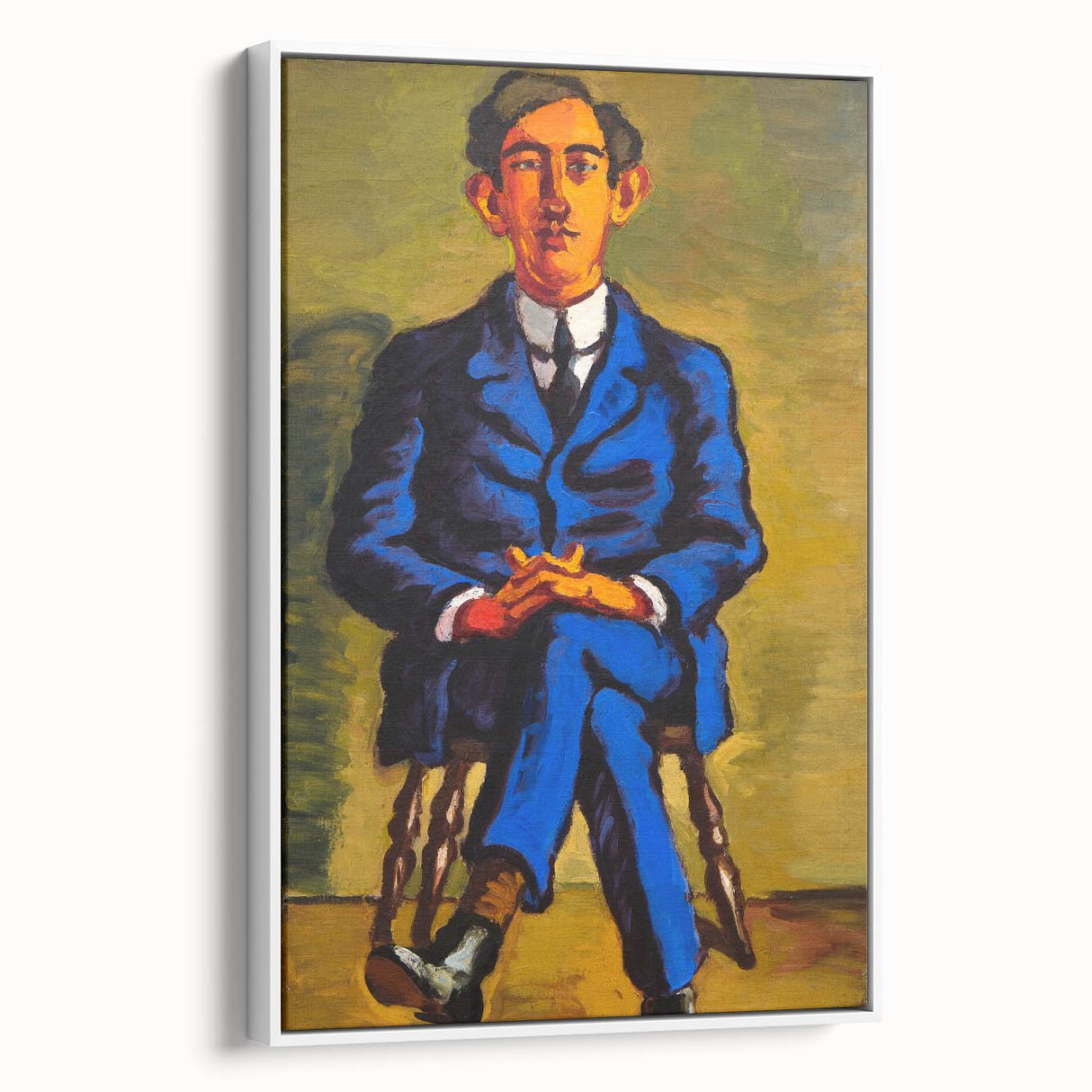 Bold Portrait of Poet Wall Art - Modern Art Print by Lundstrøm