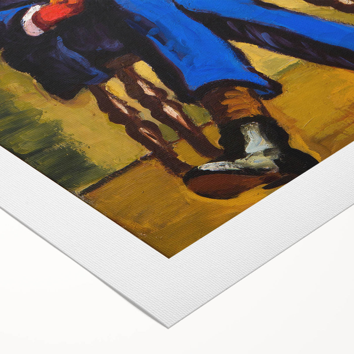 Bold Portrait of Poet Wall Art - Modern Art Print by Lundstrøm