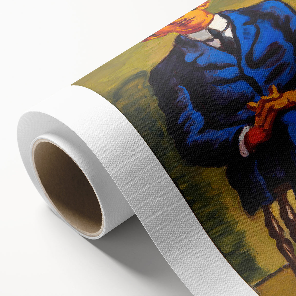 Bold Portrait of Poet Wall Art - Modern Art Print by Lundstrøm