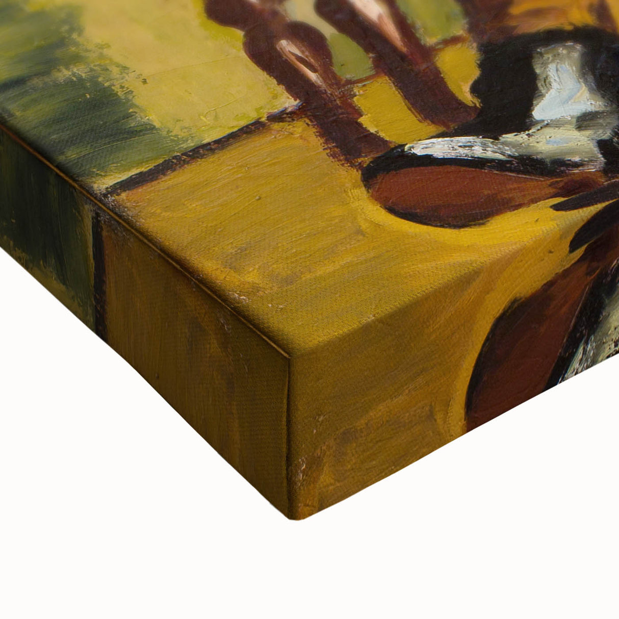 Bold Portrait of Poet Wall Art - Modern Art Print by Lundstrøm