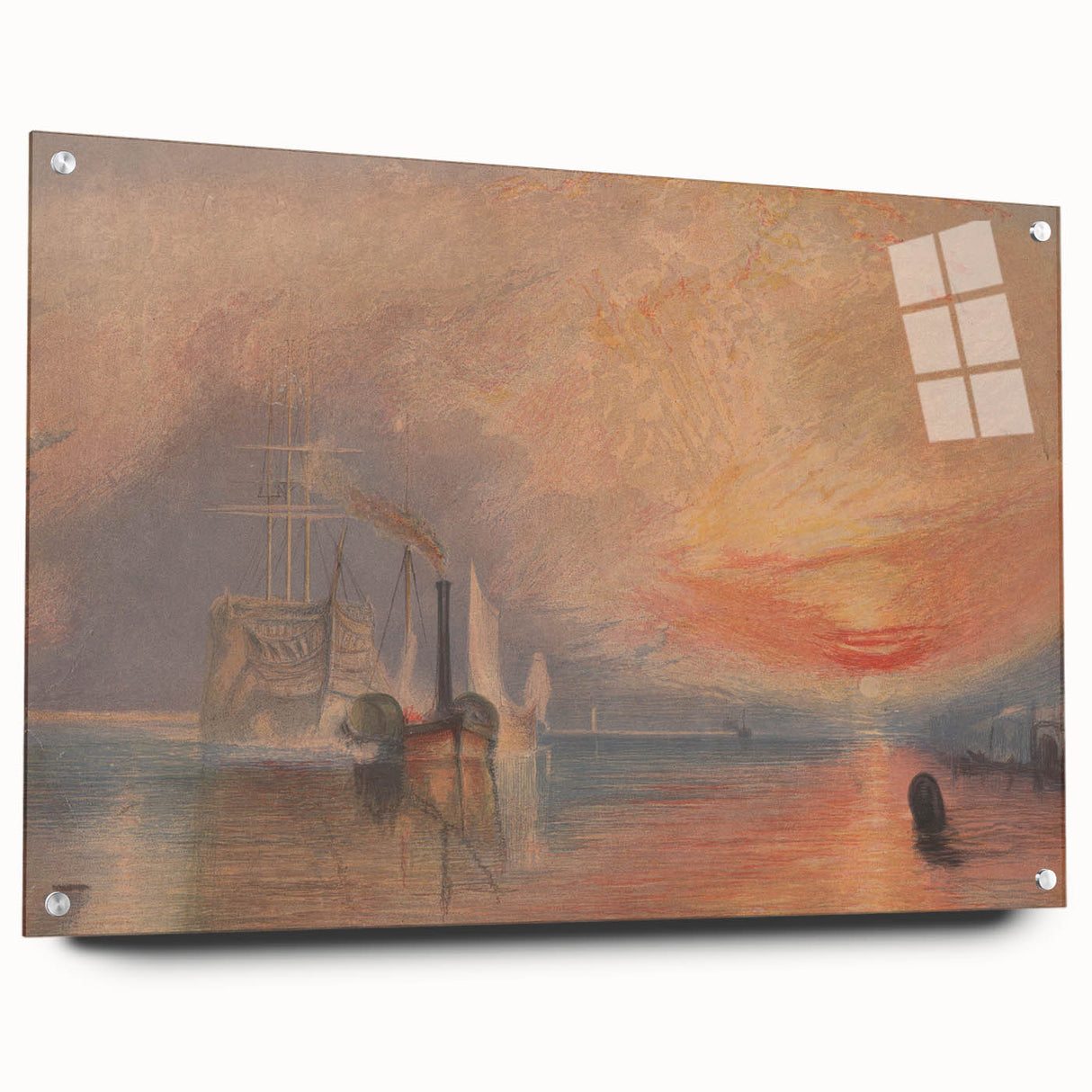 Romanticism Art - The Fighting Temeraire by J.M.W. Turner Print