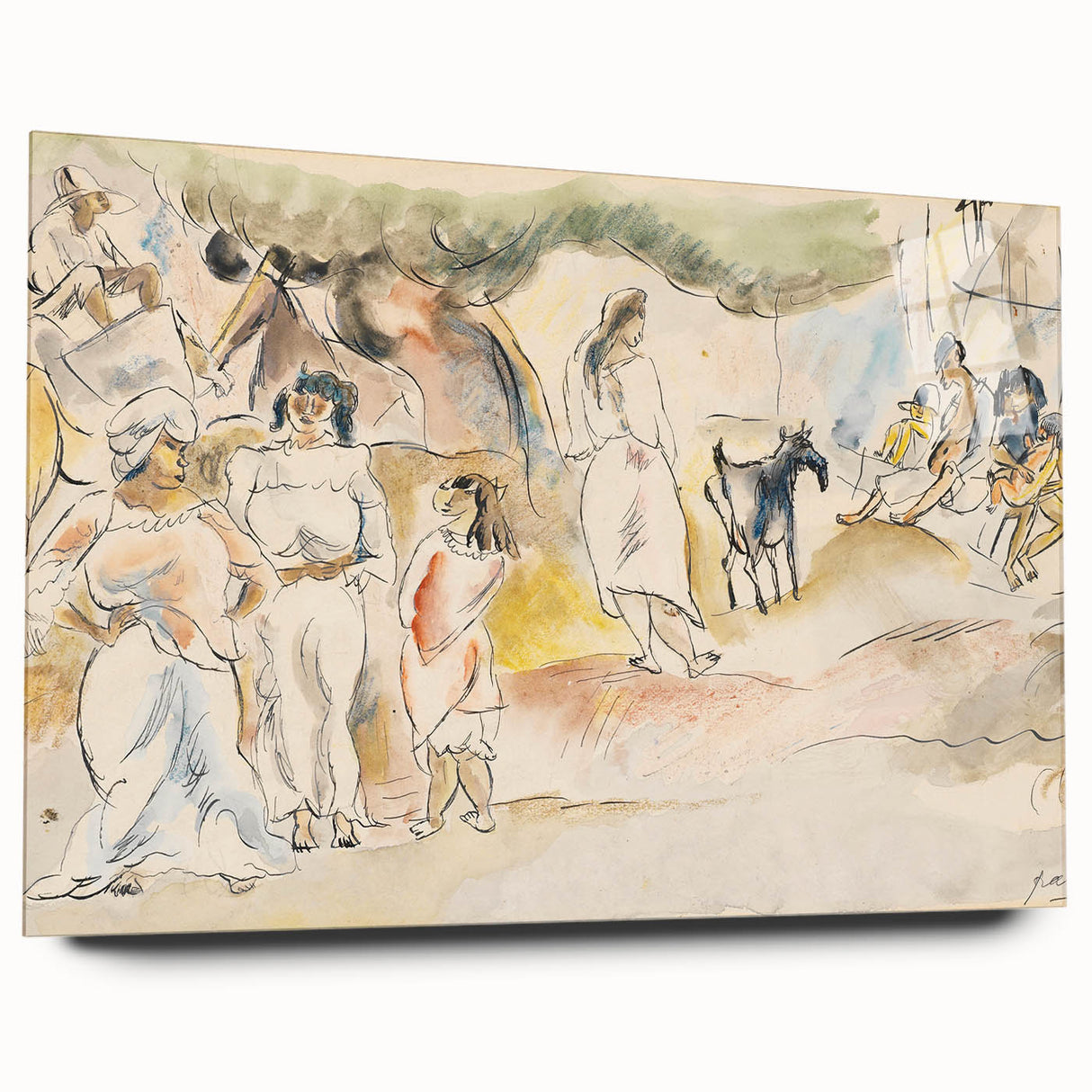 Modern Abstract Wall Art – Vibrant Contemporary Design for Your Home