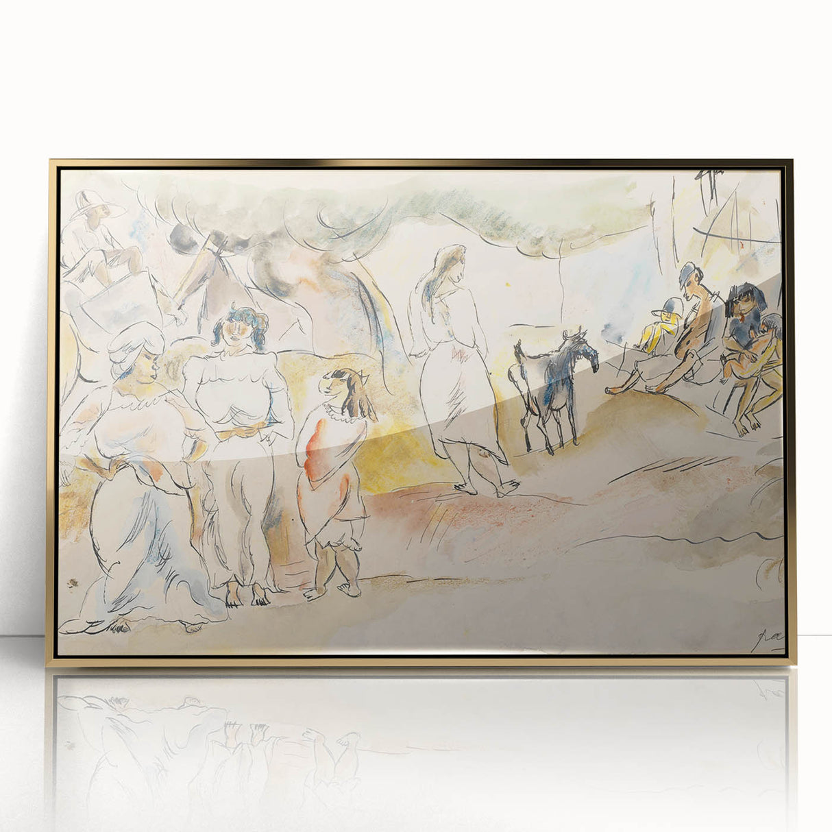 Modern Abstract Wall Art – Vibrant Contemporary Design for Your Home