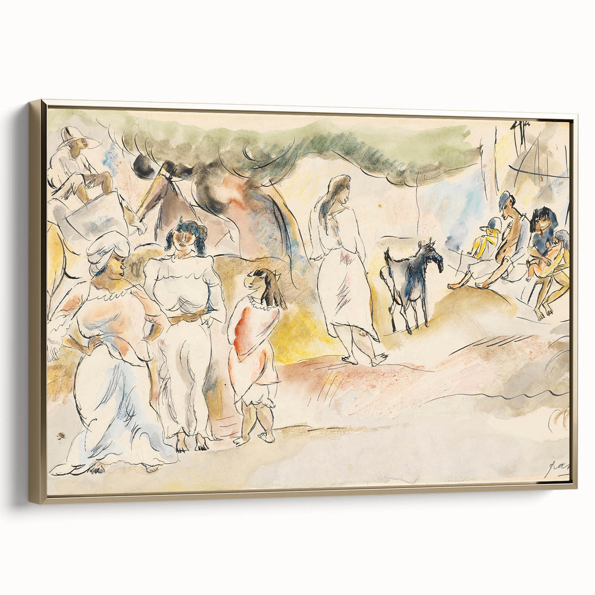 Modern Abstract Wall Art – Vibrant Contemporary Design for Your Home