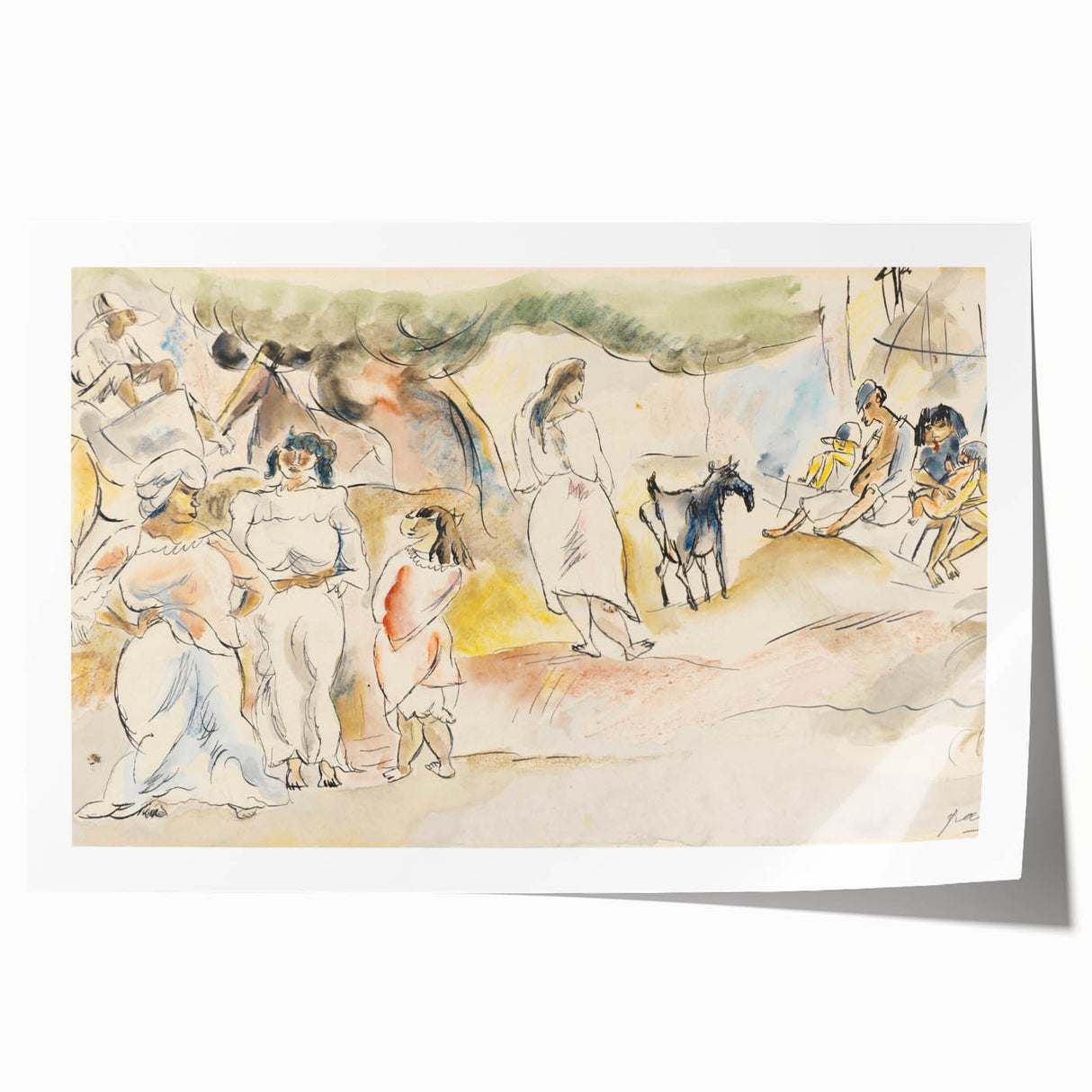 Modern Abstract Wall Art – Vibrant Contemporary Design for Your Home