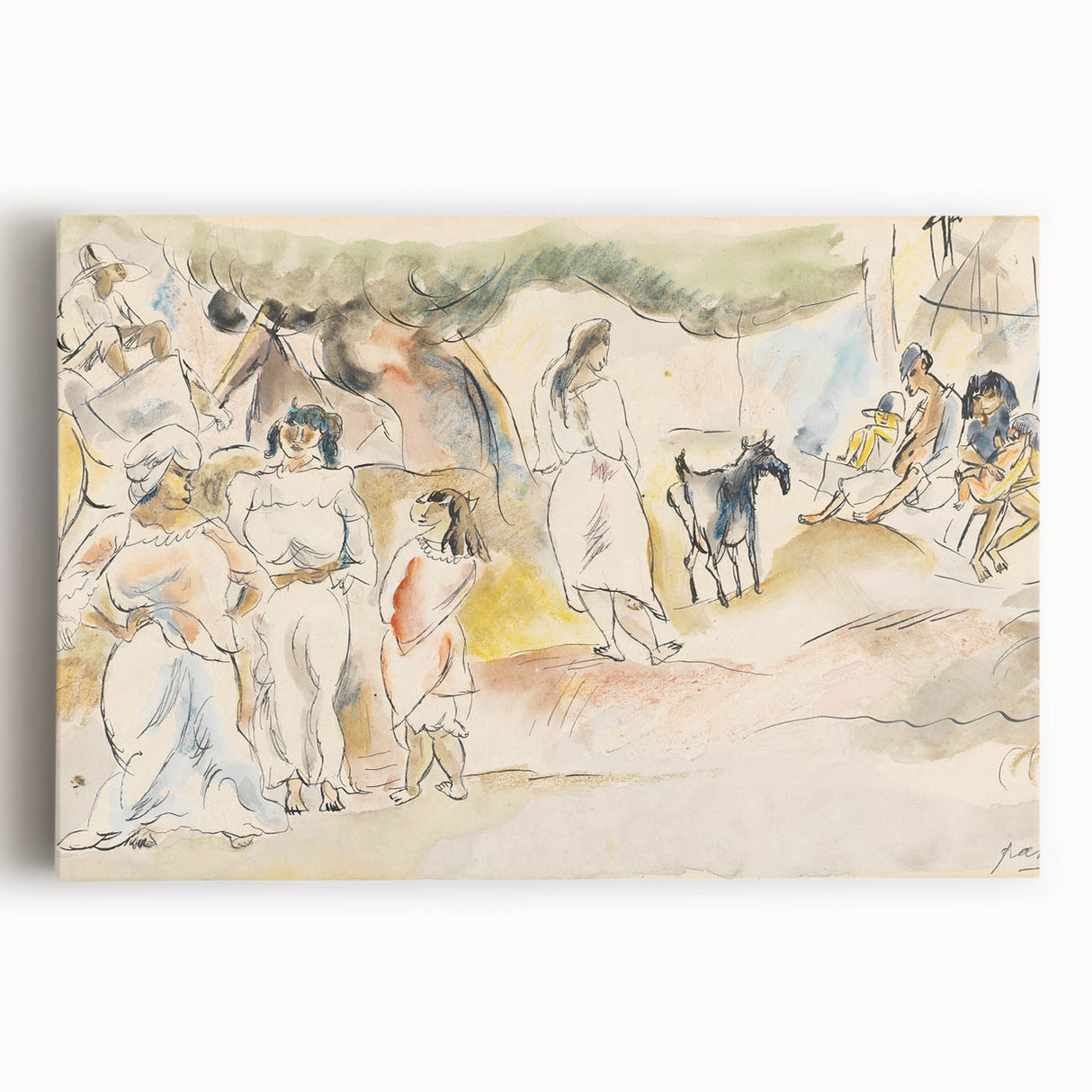 Modern Abstract Wall Art – Vibrant Contemporary Design for Your Home