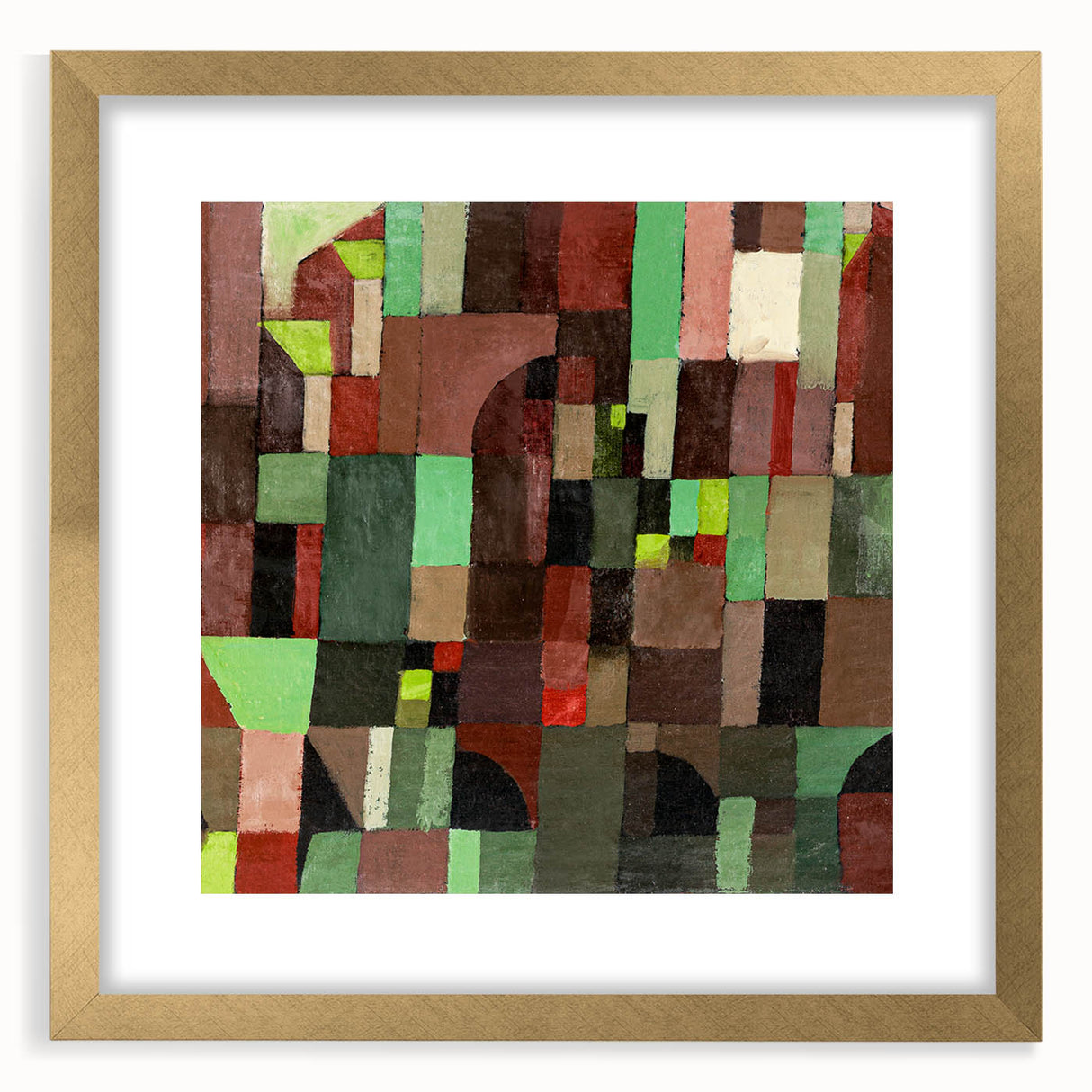 Modern Wall Art – Paul Klee’s "Red and Green Architecture" (1922)