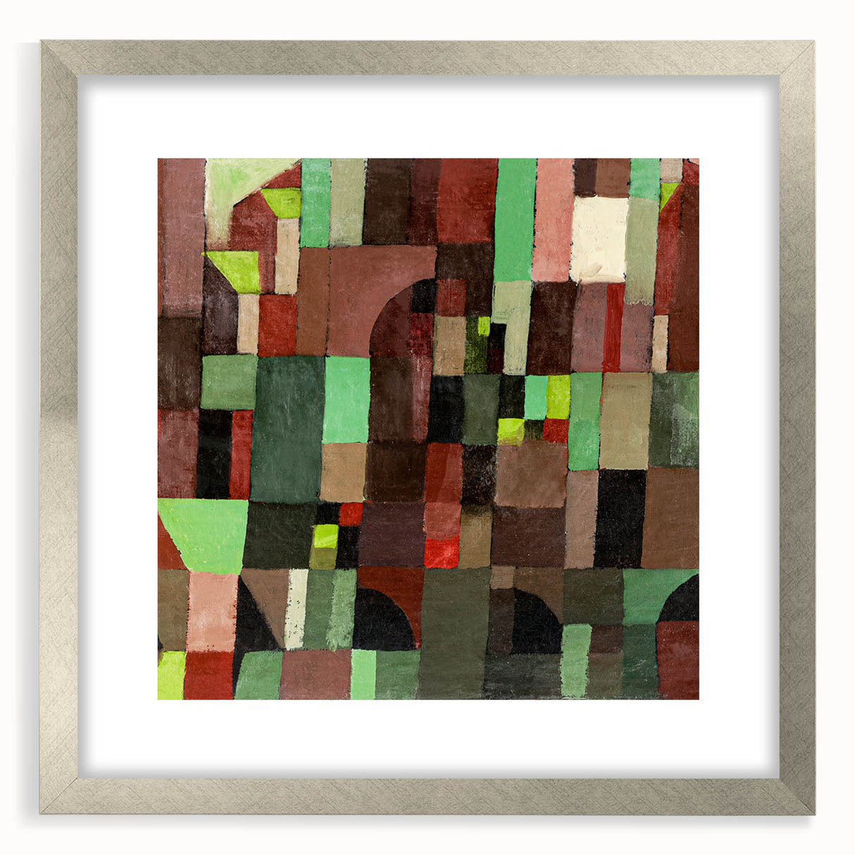 Modern Wall Art – Paul Klee’s "Red and Green Architecture" (1922)
