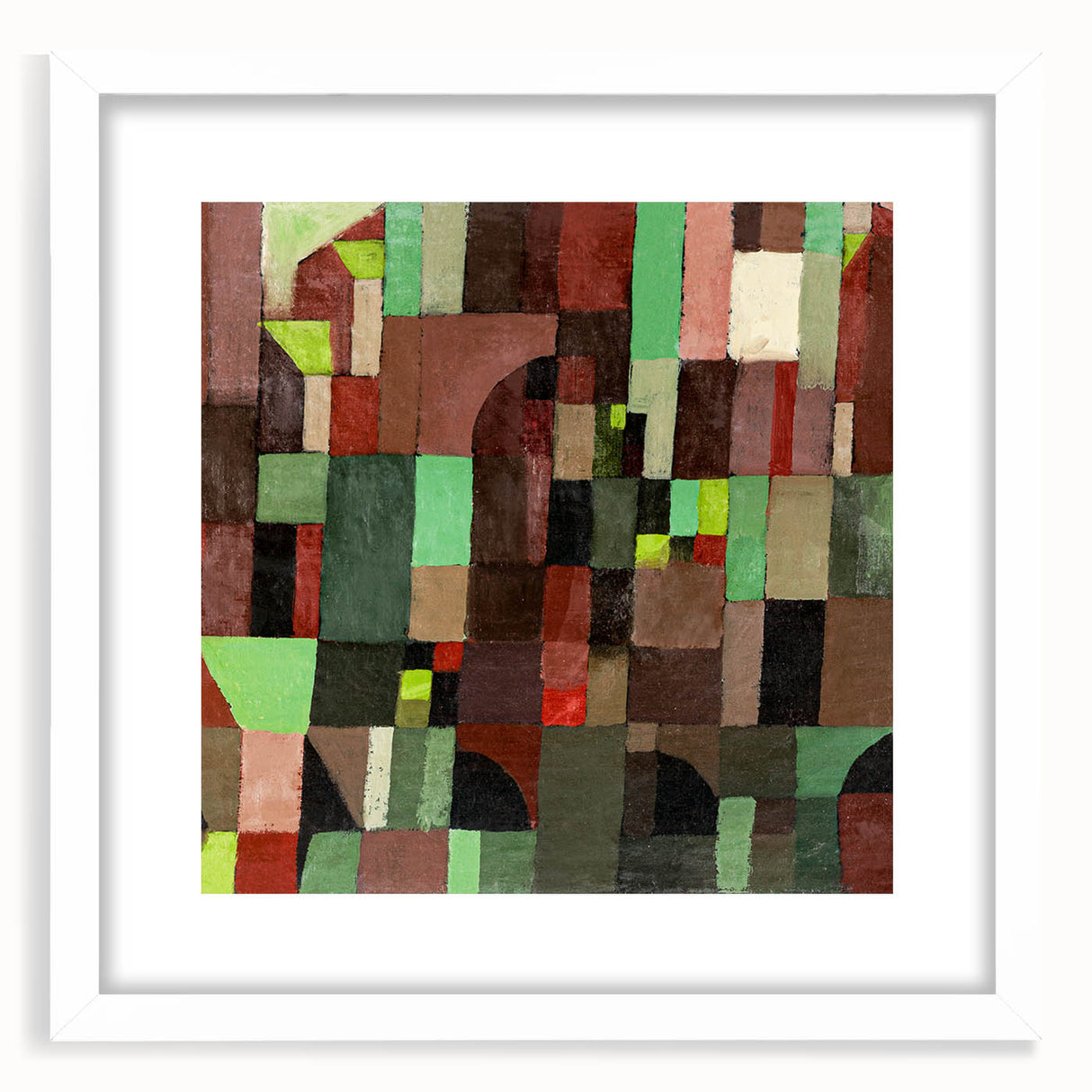 Modern Wall Art – Paul Klee’s "Red and Green Architecture" (1922)