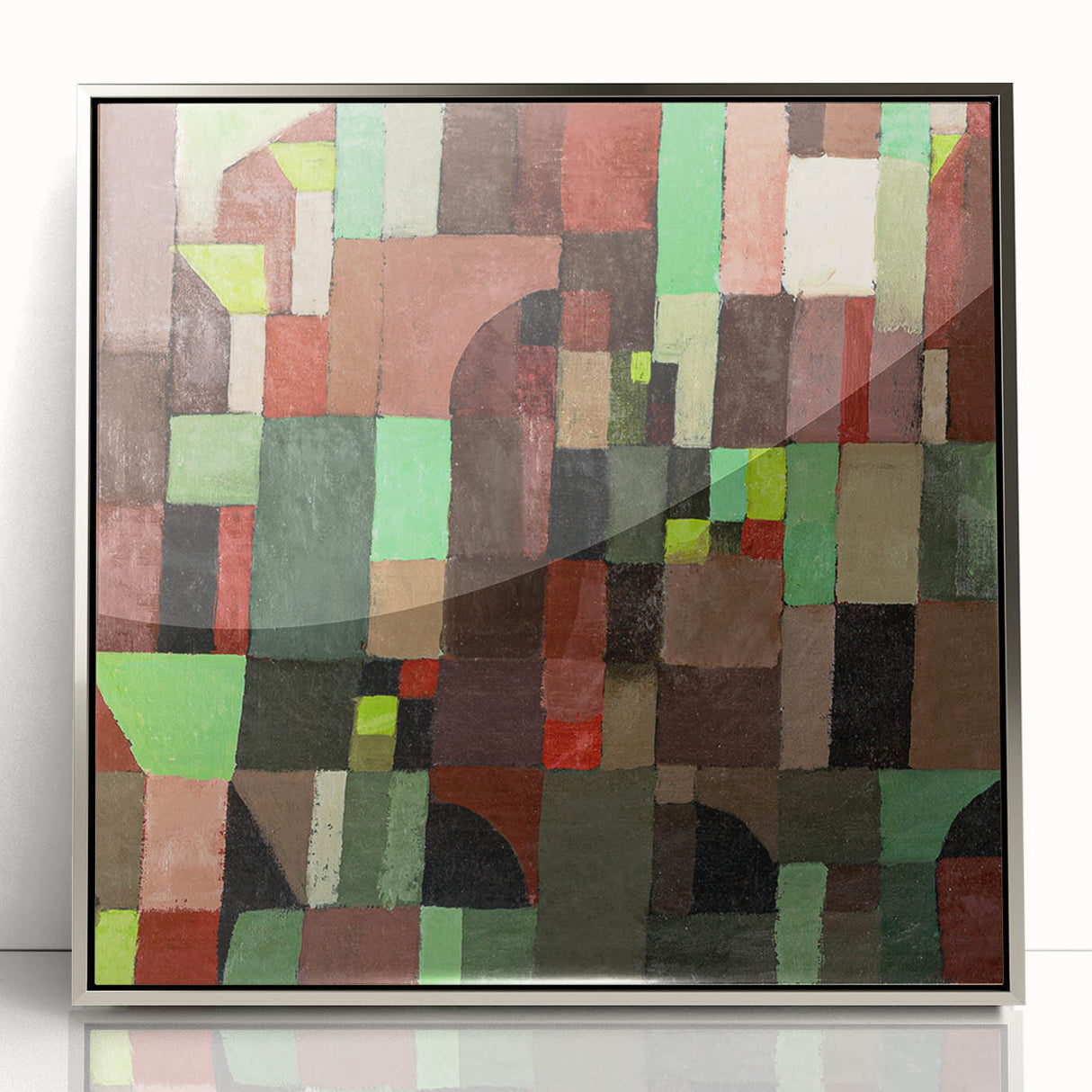 Modern Wall Art – Paul Klee’s "Red and Green Architecture" (1922)