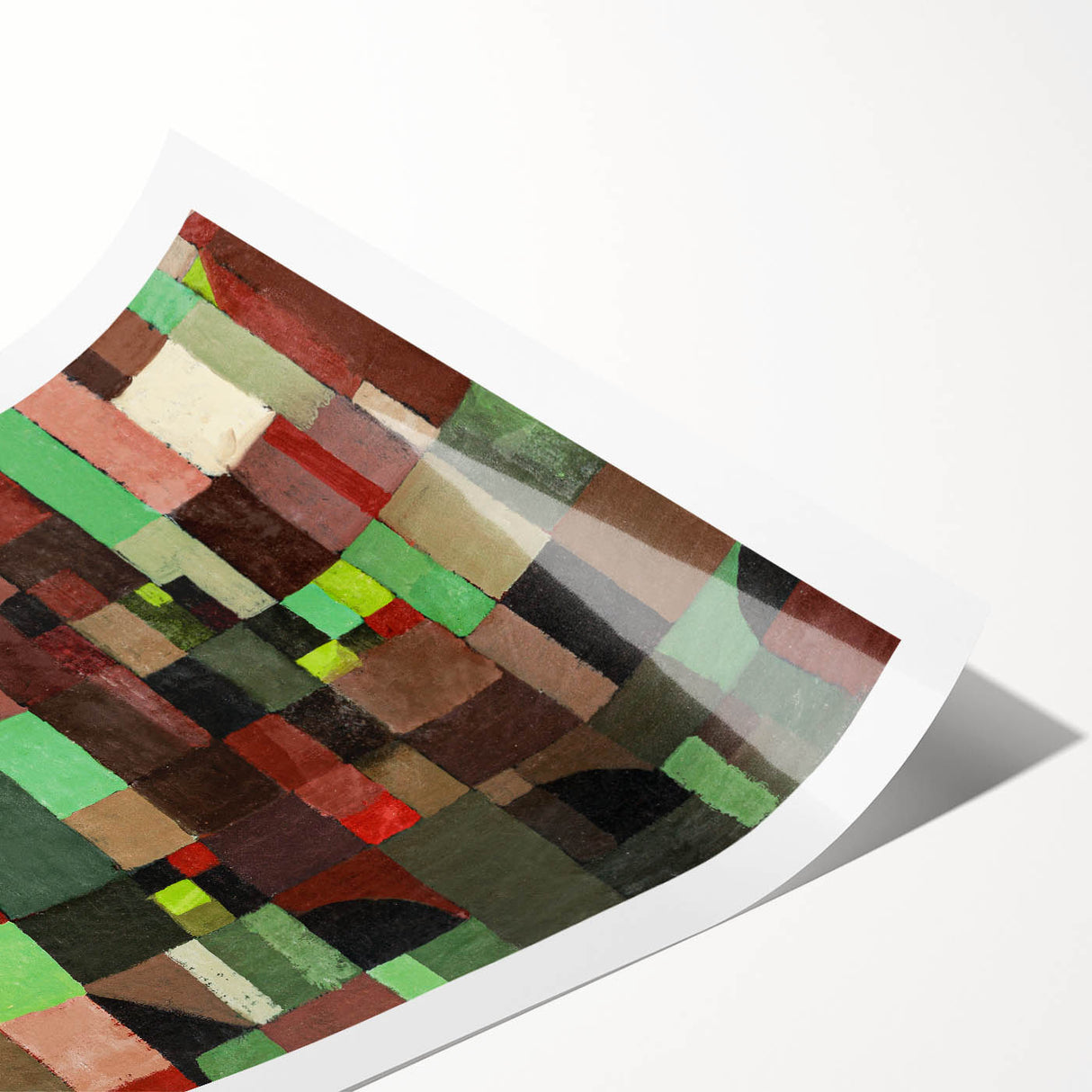 Modern Wall Art – Paul Klee’s "Red and Green Architecture" (1922)