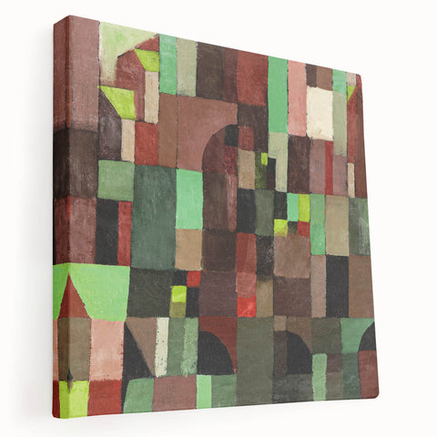 Modern Wall Art – Paul Klee’s "Red and Green Architecture" (1922)