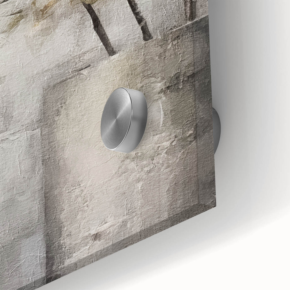 Close-up of an abstract floral wall art piece, showcasing vibrant colors and intricate details on acrylic glass, perfect for modern home decor.