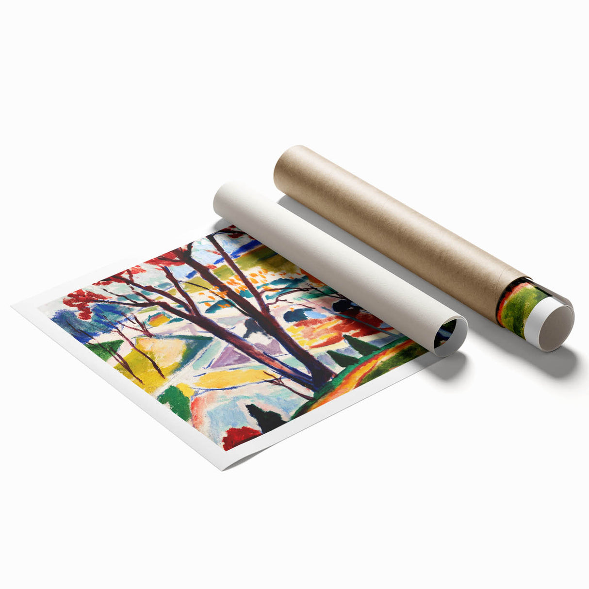 Vibrant Abstract Modern Landscape Wall Art for Contemporary Decor