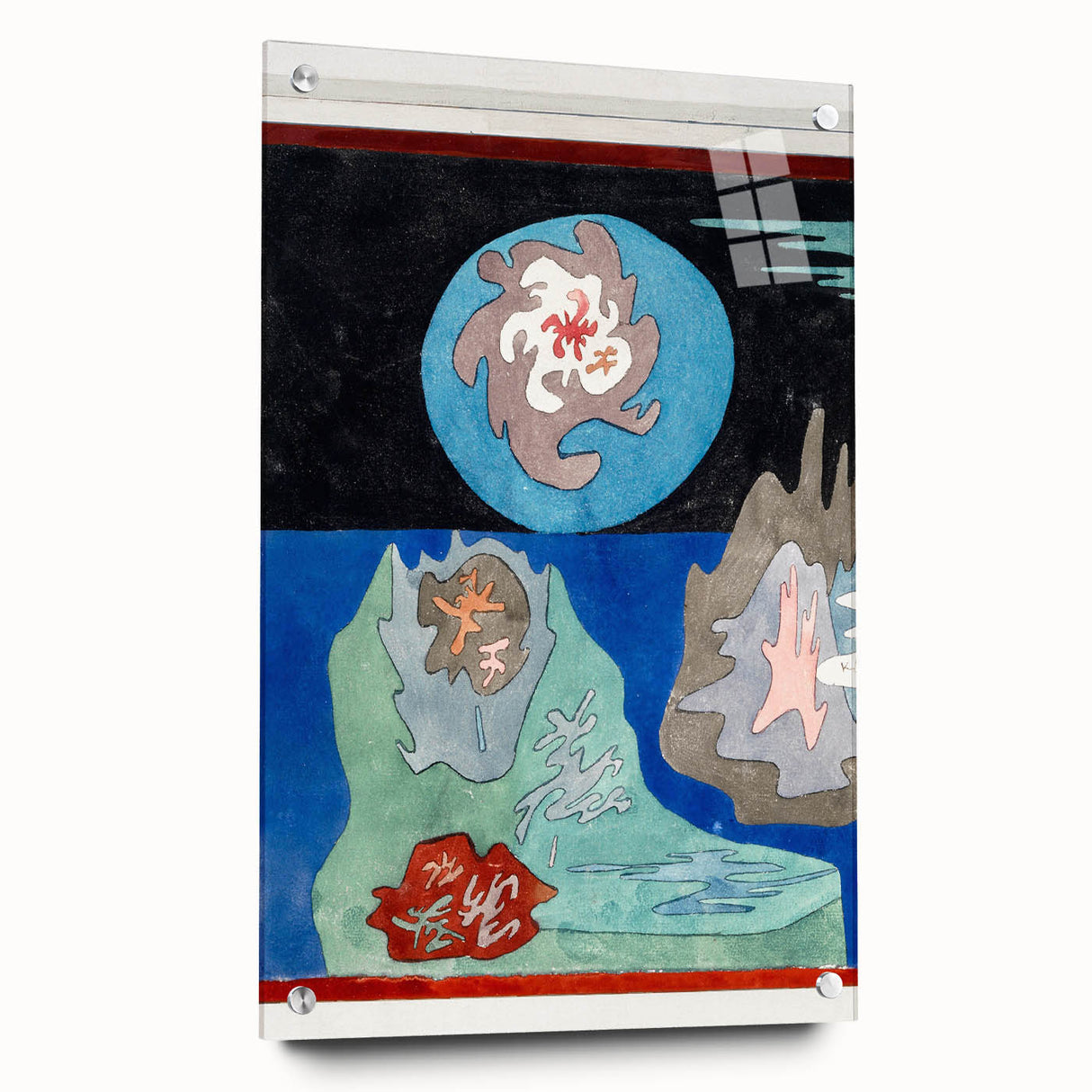 Paul Klee Modern Abstract - Land of Precious Stones Wall Art