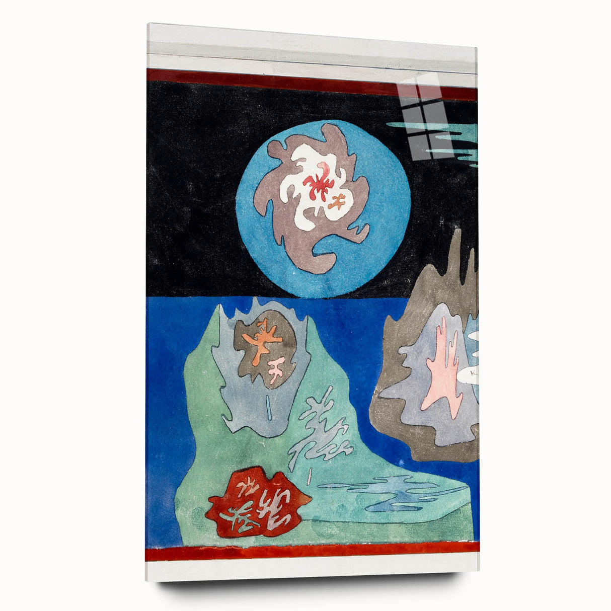 Paul Klee Modern Abstract - Land of Precious Stones Wall Art