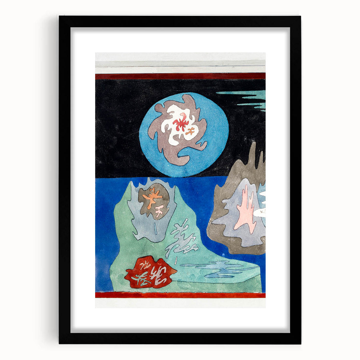 Paul Klee Modern Abstract - Land of Precious Stones Wall Art