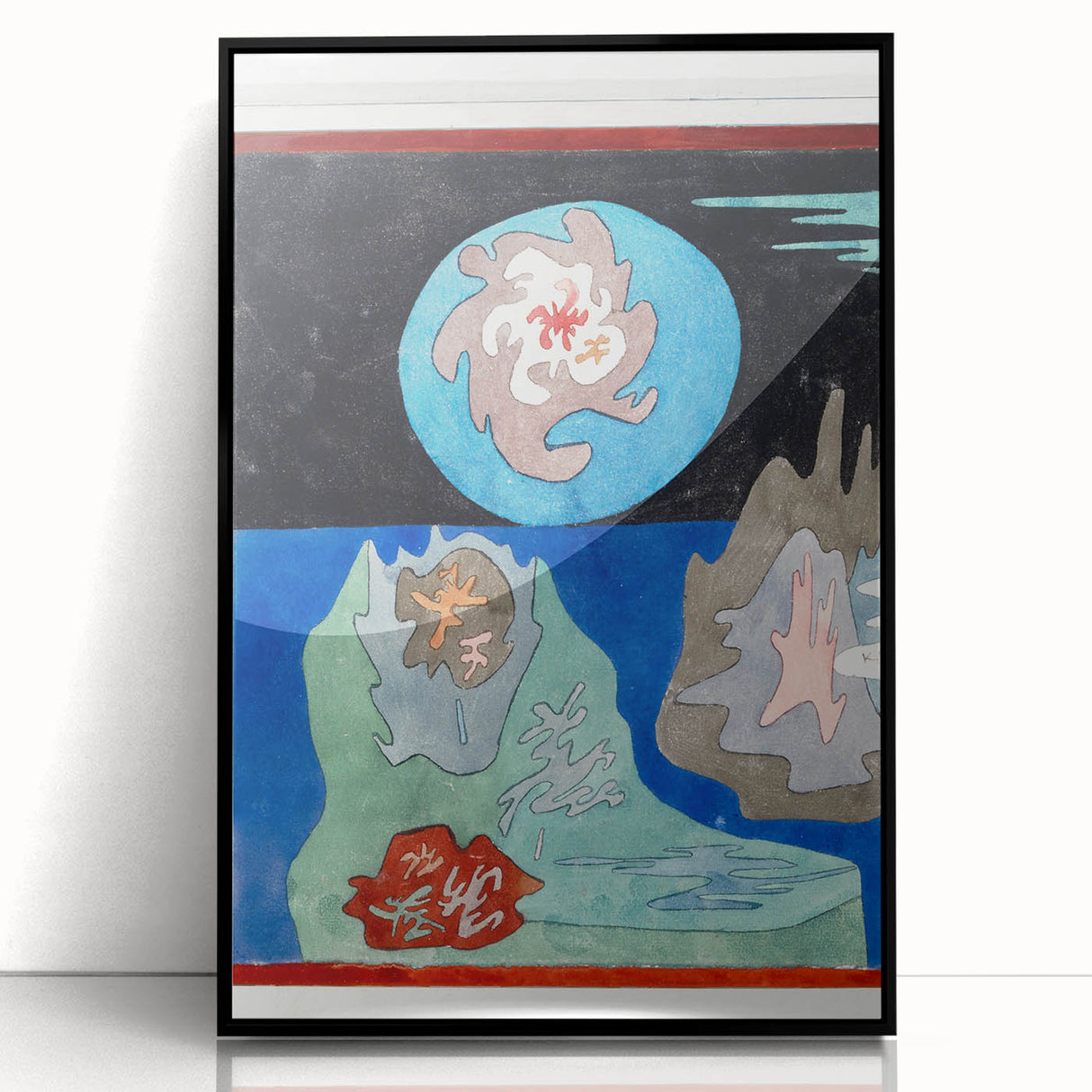 Paul Klee Modern Abstract - Land of Precious Stones Wall Art