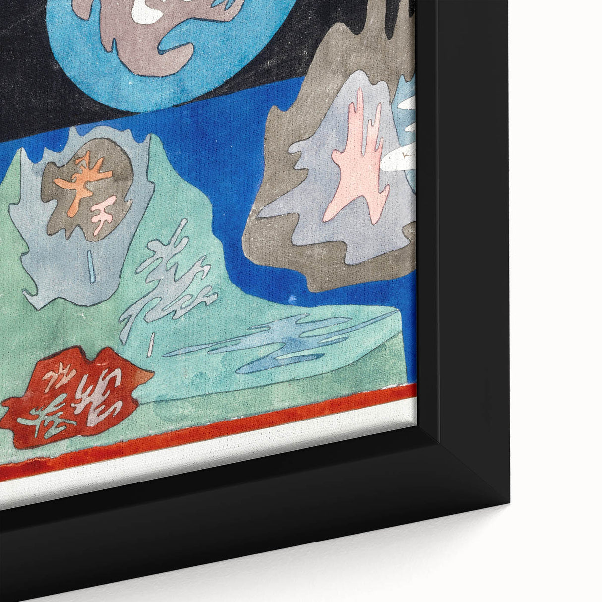 Paul Klee Modern Abstract - Land of Precious Stones Wall Art