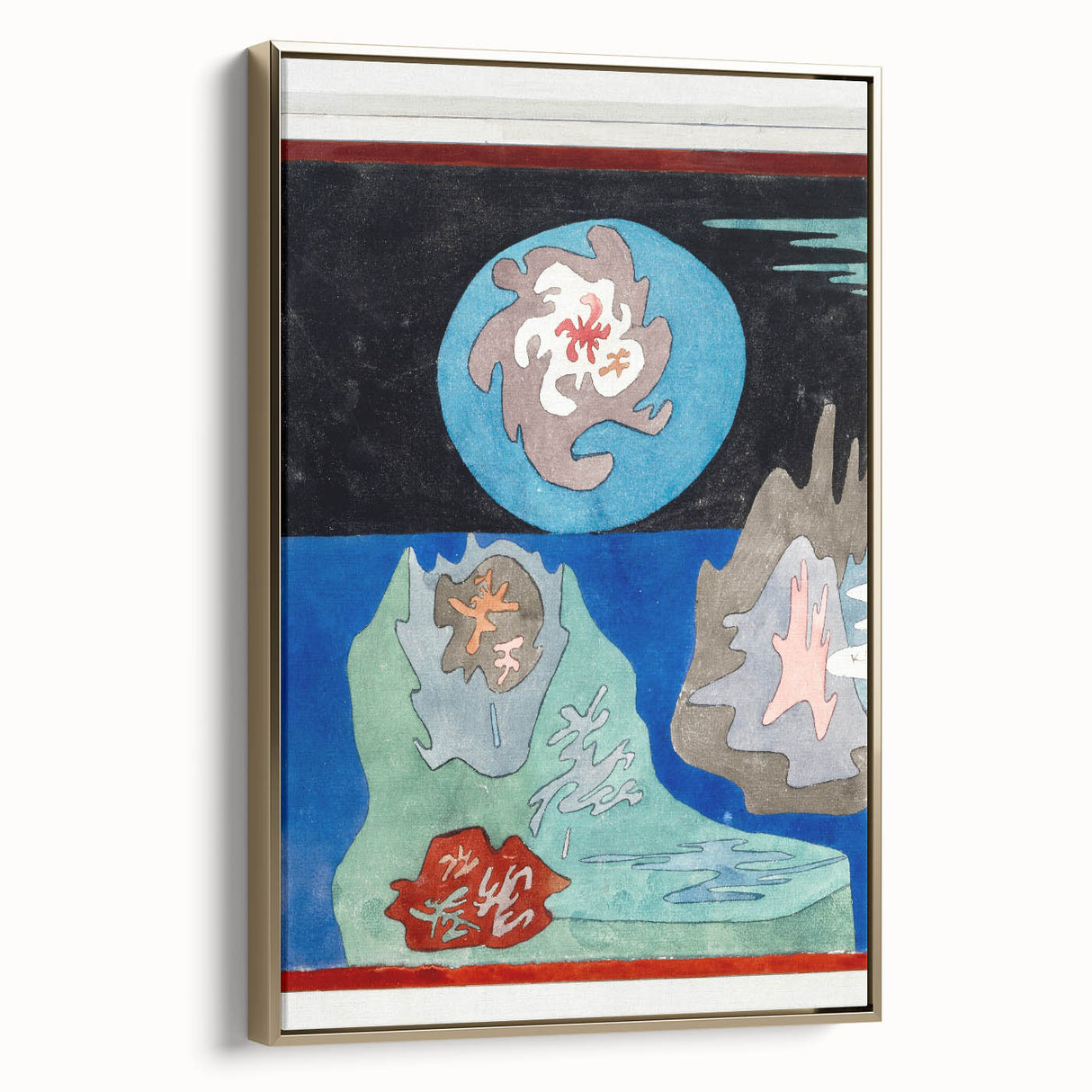 Paul Klee Modern Abstract - Land of Precious Stones Wall Art