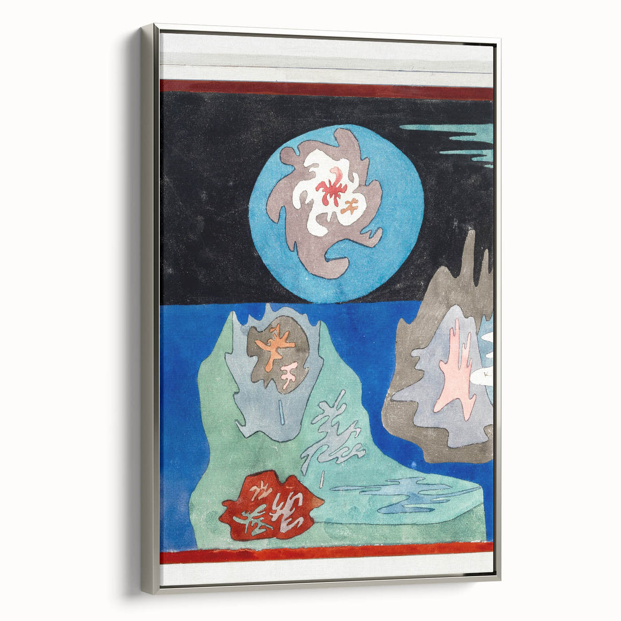 Paul Klee Modern Abstract - Land of Precious Stones Wall Art