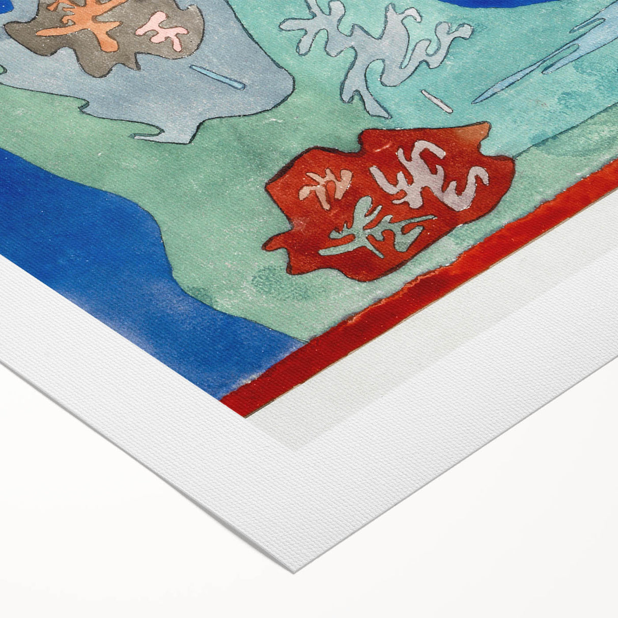 Paul Klee Modern Abstract - Land of Precious Stones Wall Art