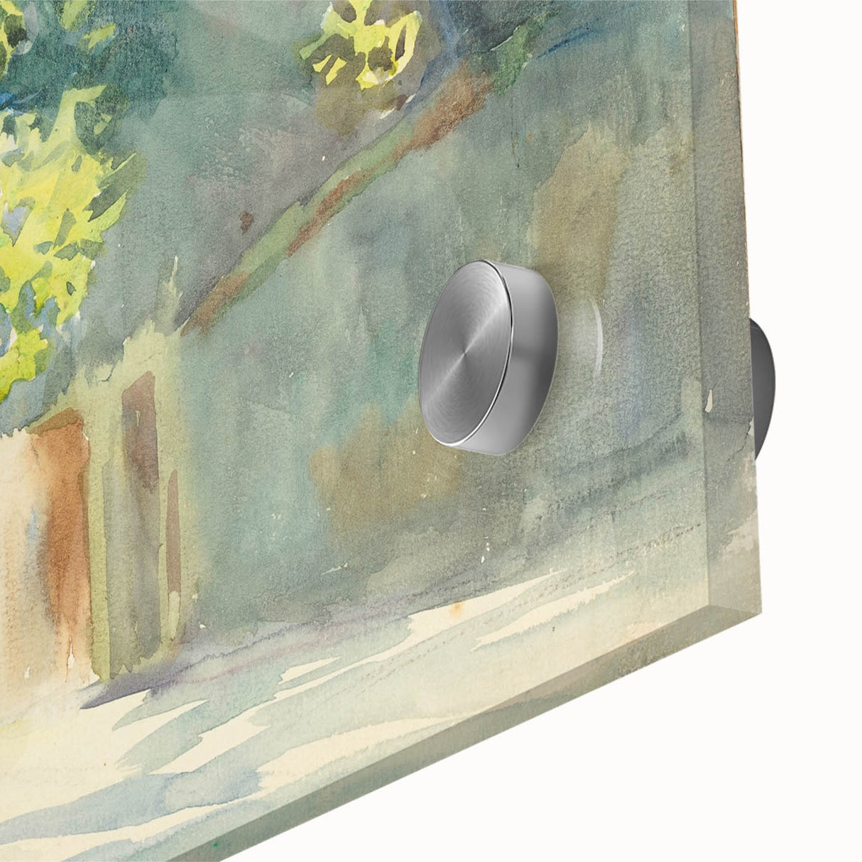 Romanticism Art - Sunlit Wall Under a Tree by John Singer Sargent