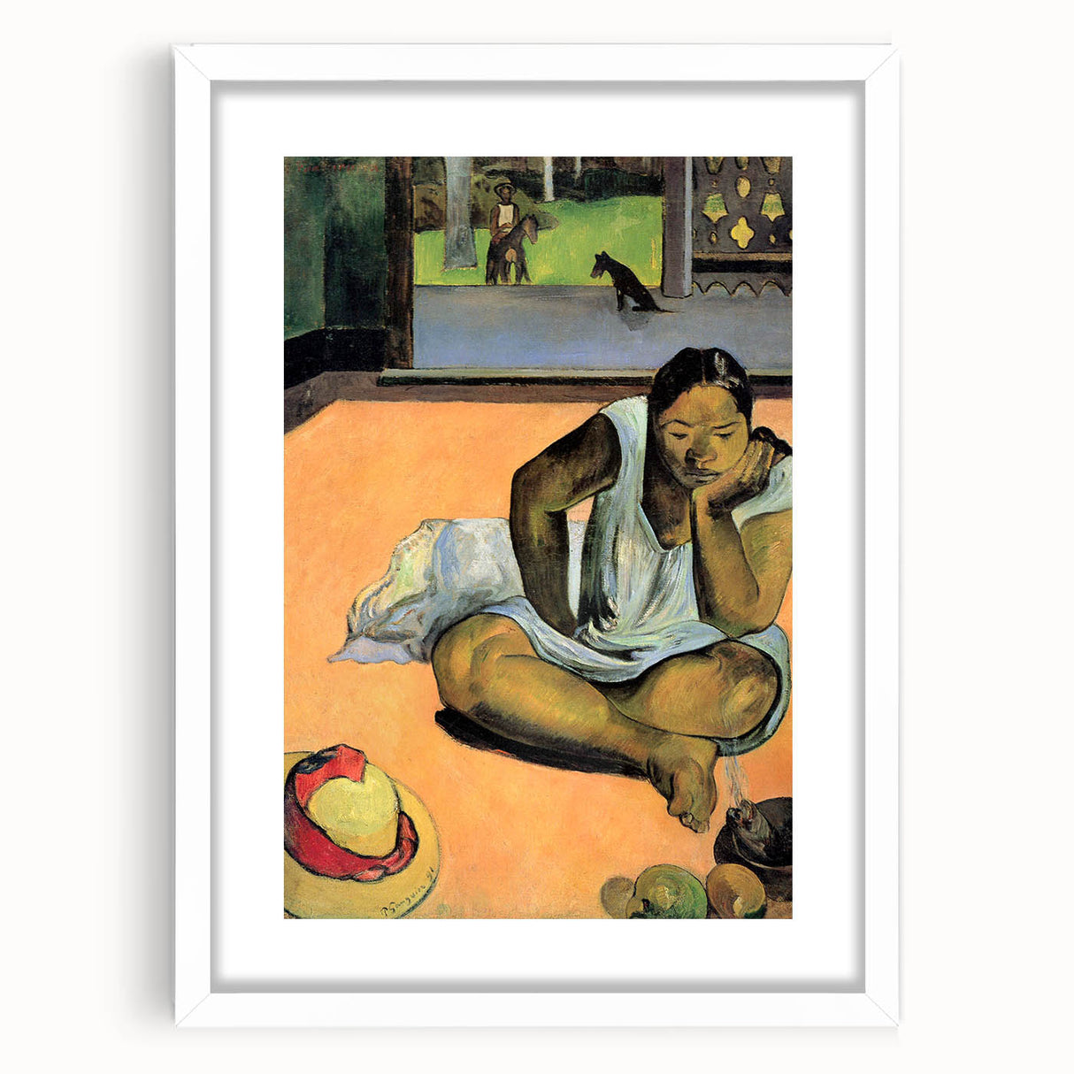 Paul Gauguin’s Brooding Woman - Modern Figurative Wall Art Print