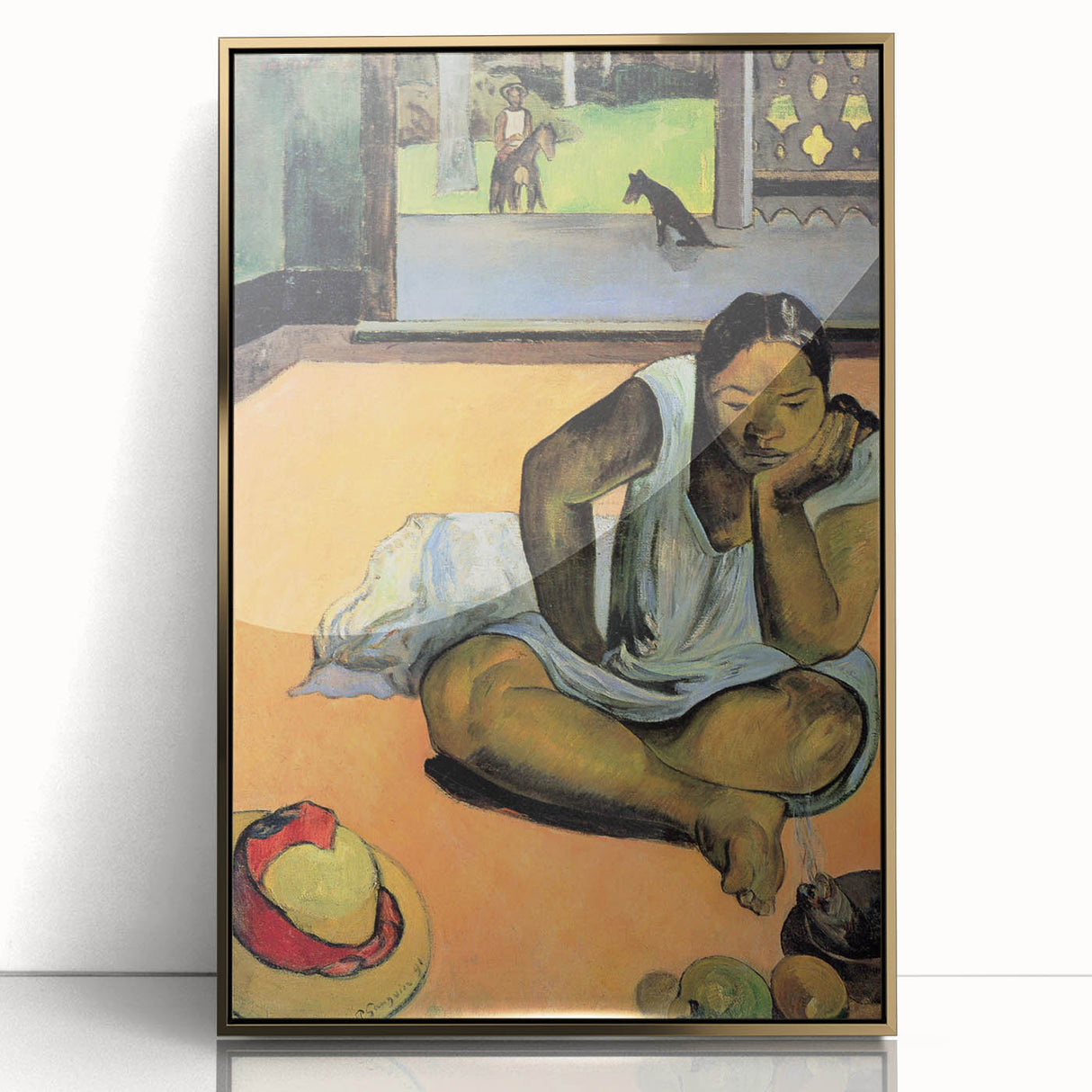 Paul Gauguin’s Brooding Woman - Modern Figurative Wall Art Print